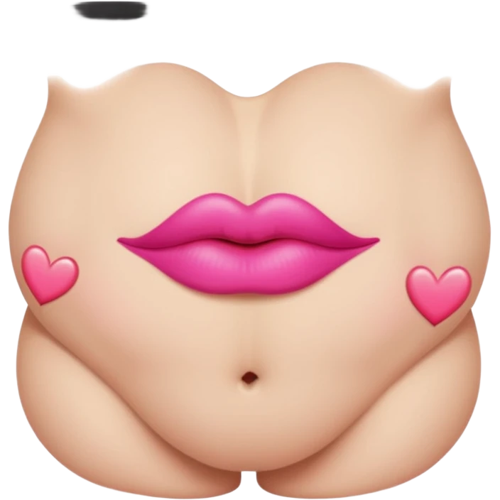 Le bisou sur le ventre  emoji