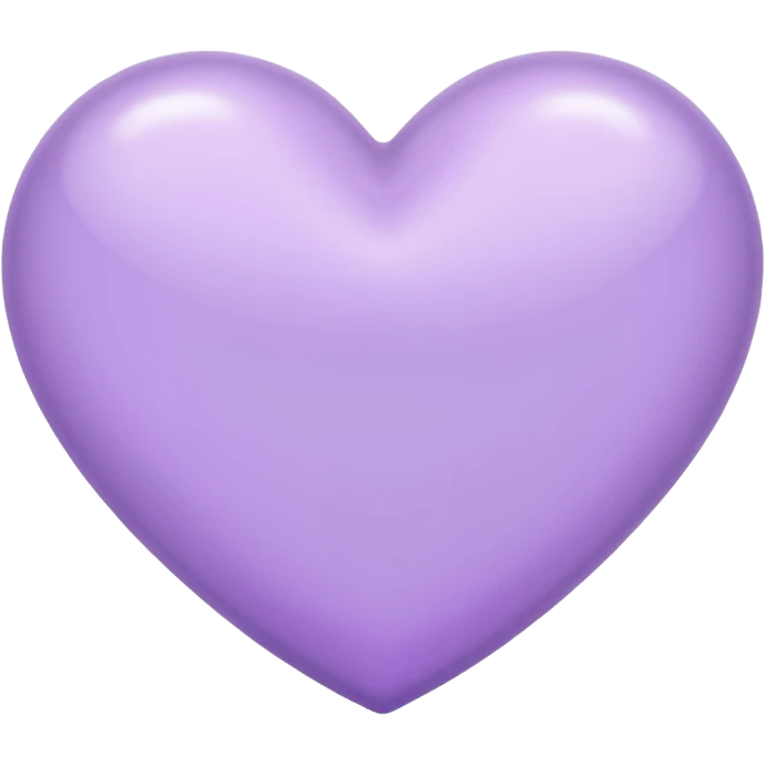 Light purple heart emoji