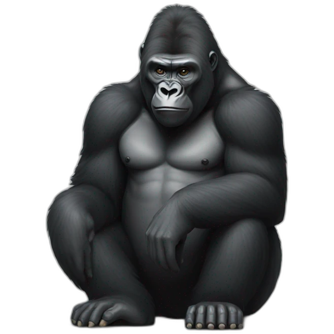 Gorilla with Kim Young UN emoji