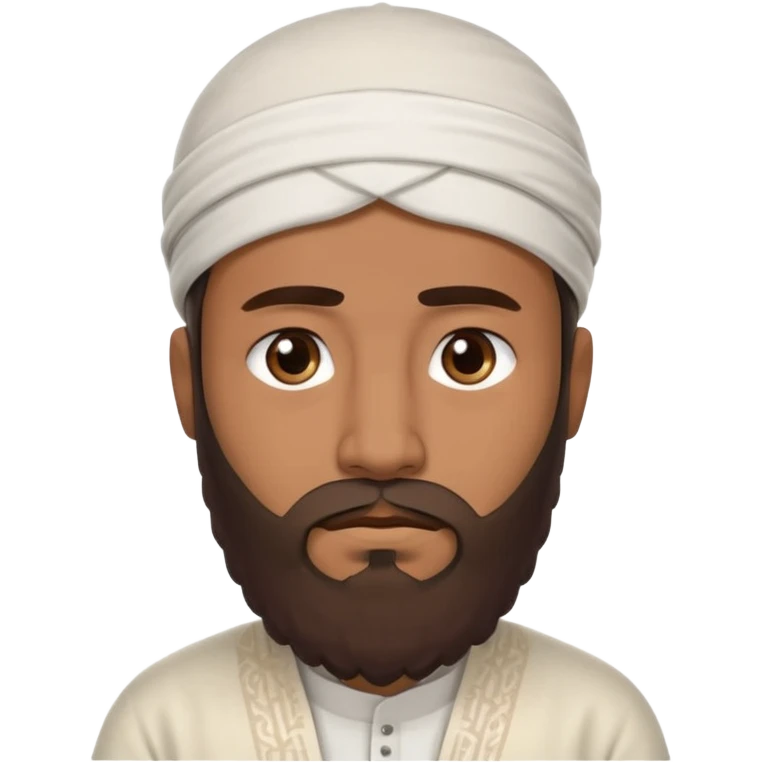 a fat muslim man sad emoji
