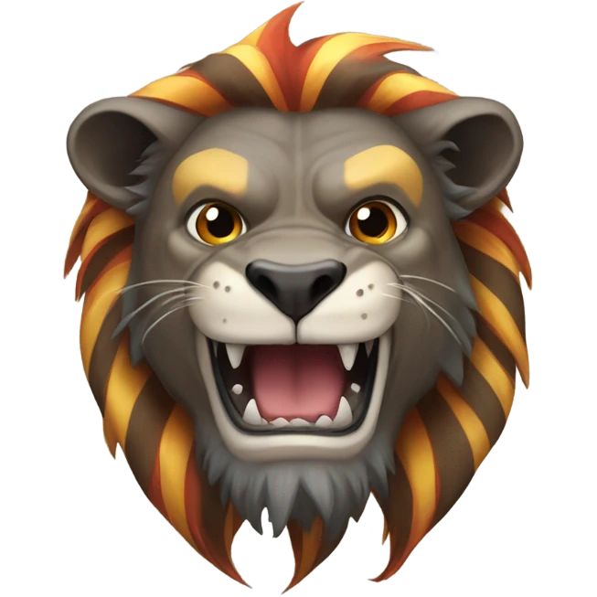 A lion shark  emoji