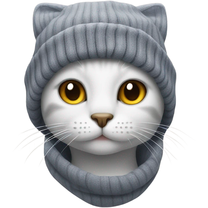 Cat wearing a beanie  emoji