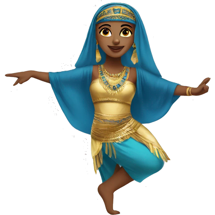 egyption dancer emoji