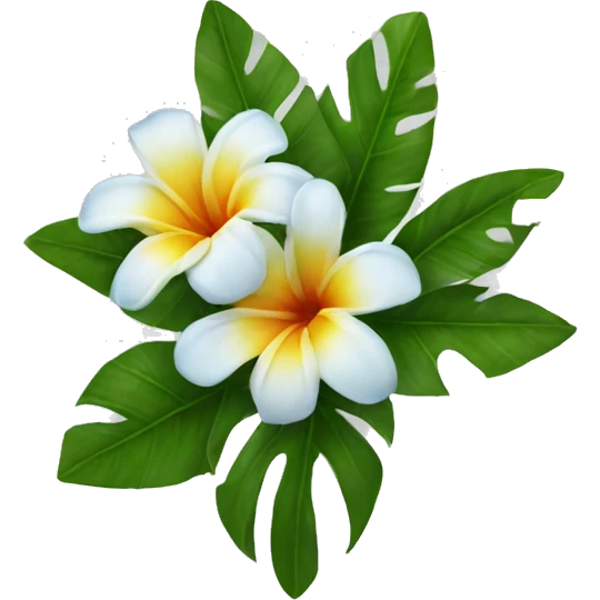 Tropical flower emoji