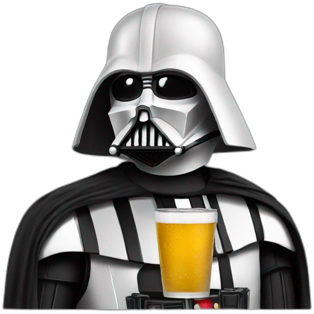 Drinking vador emoji