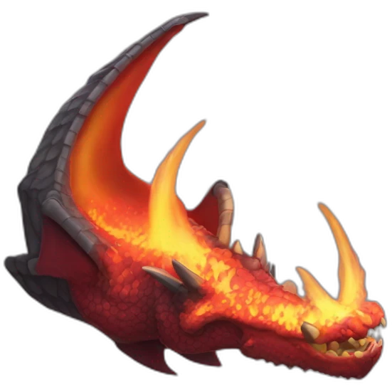 dracaufeu avec une bite emoji