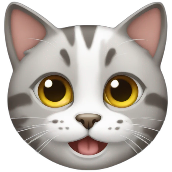 Dirty cat emoji