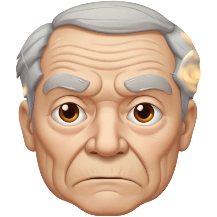 Grumpy old man emoji