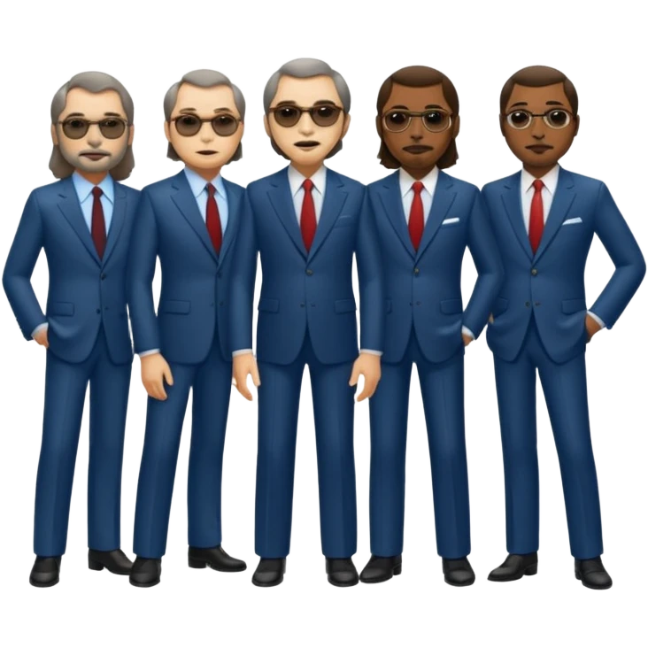 cinematic realistic - Steely Dan band emoji