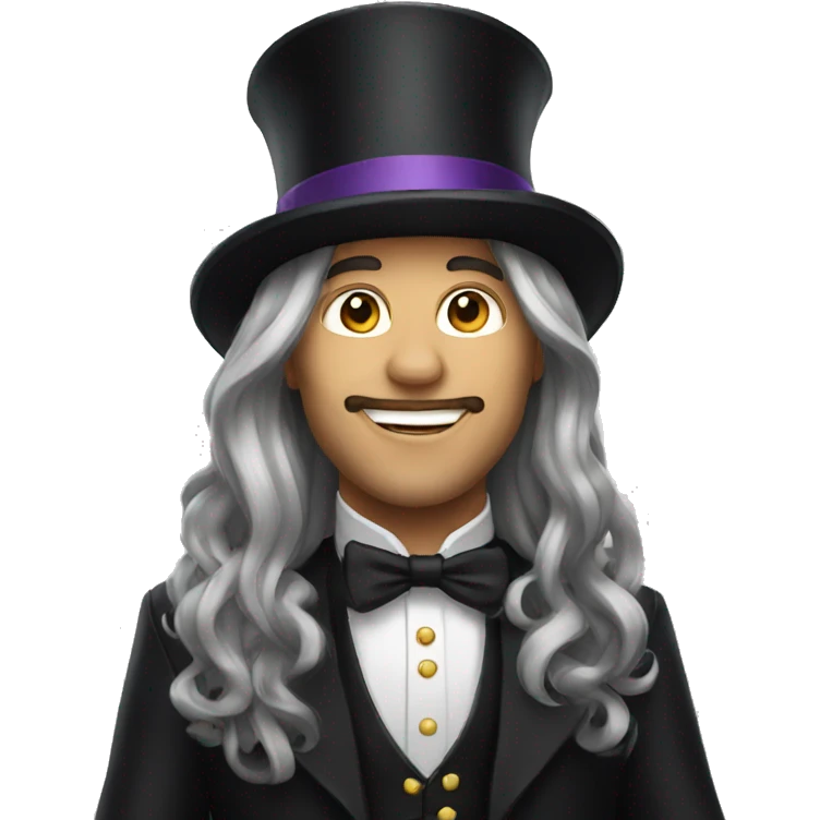 magician with long hair emoji