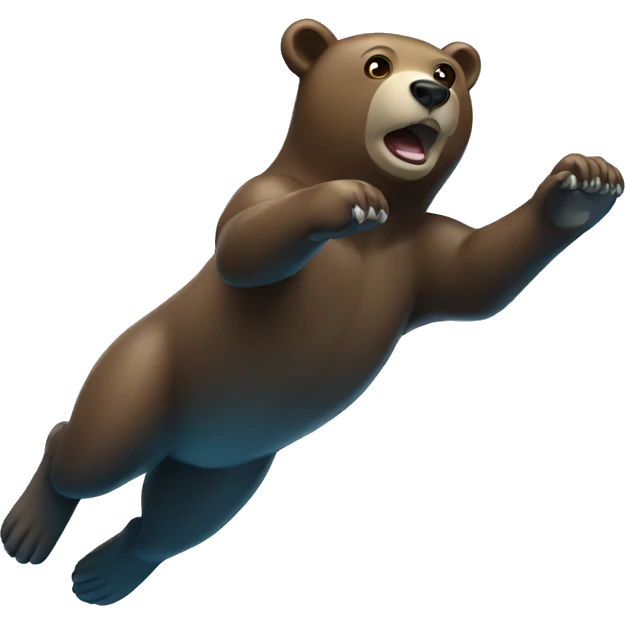 diving bear emoji