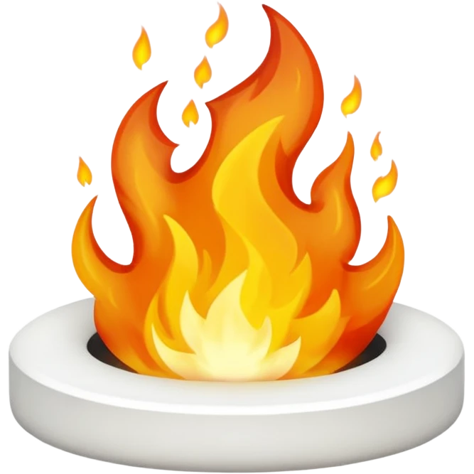 les initiales FDWS en flamme blanche emoji