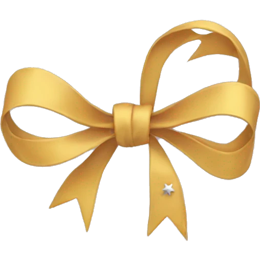 bow with star emoji