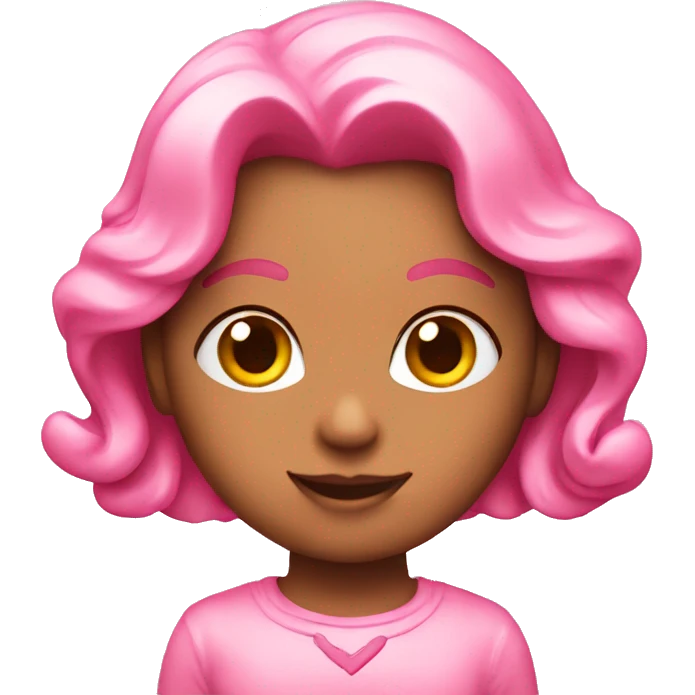 Valentine’s Day pink emoji