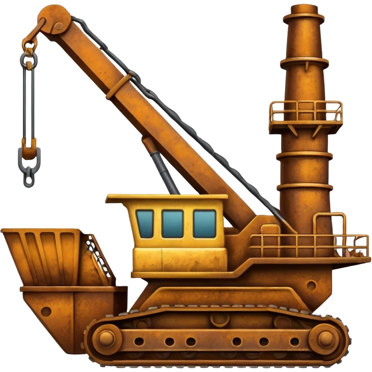 gold mining dredge emoji