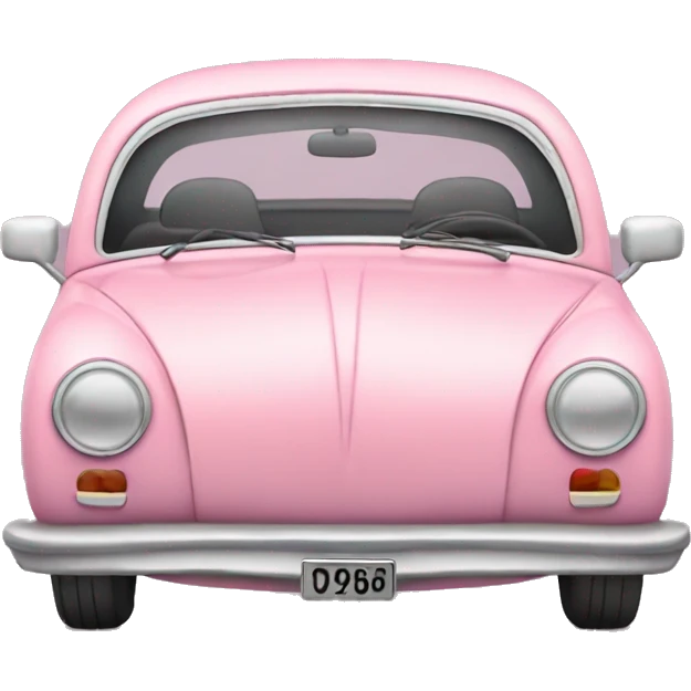 coche rosa clarito emoji