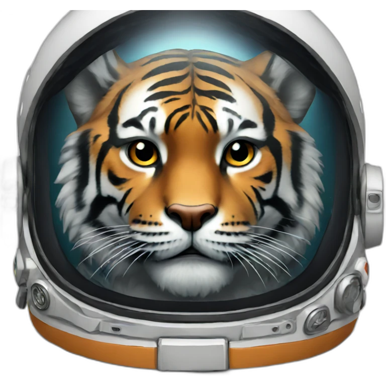 Astronaut Tiger emoji