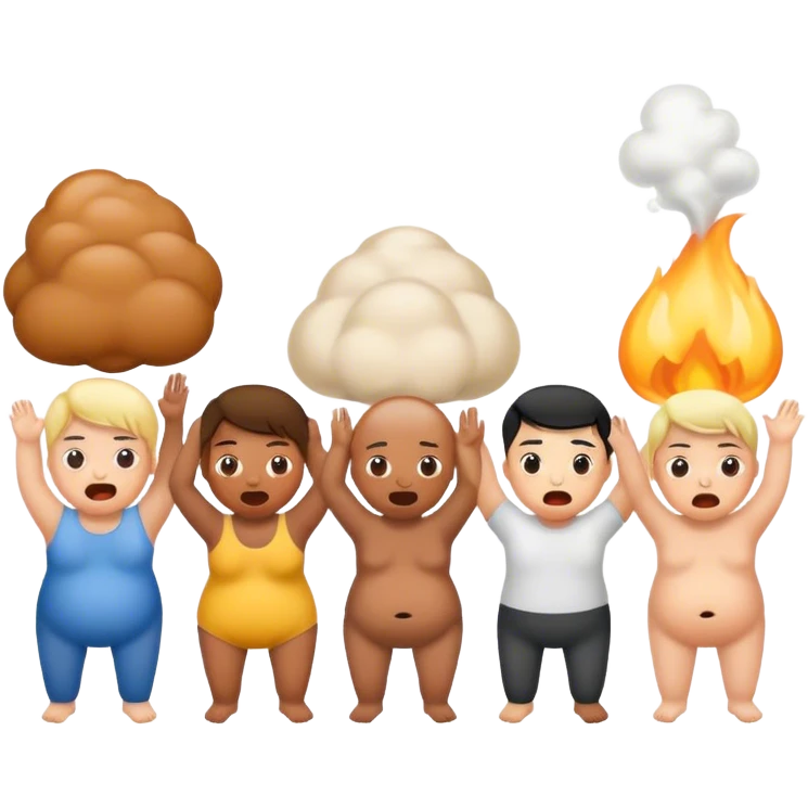 People farting emoji