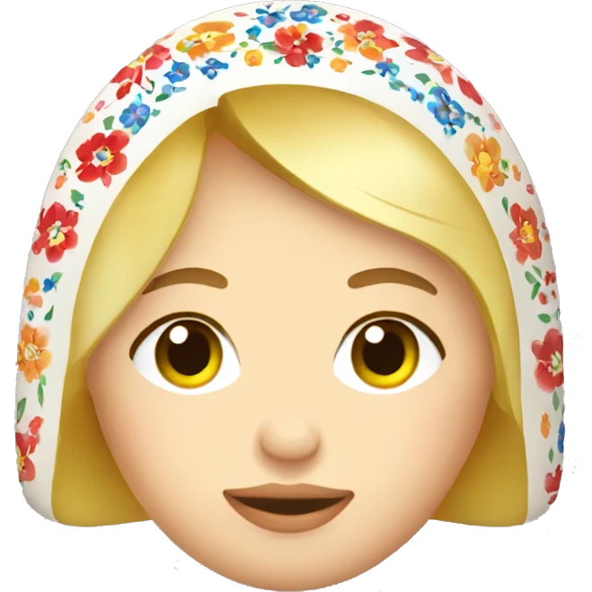 Blond russian matreshka emoji