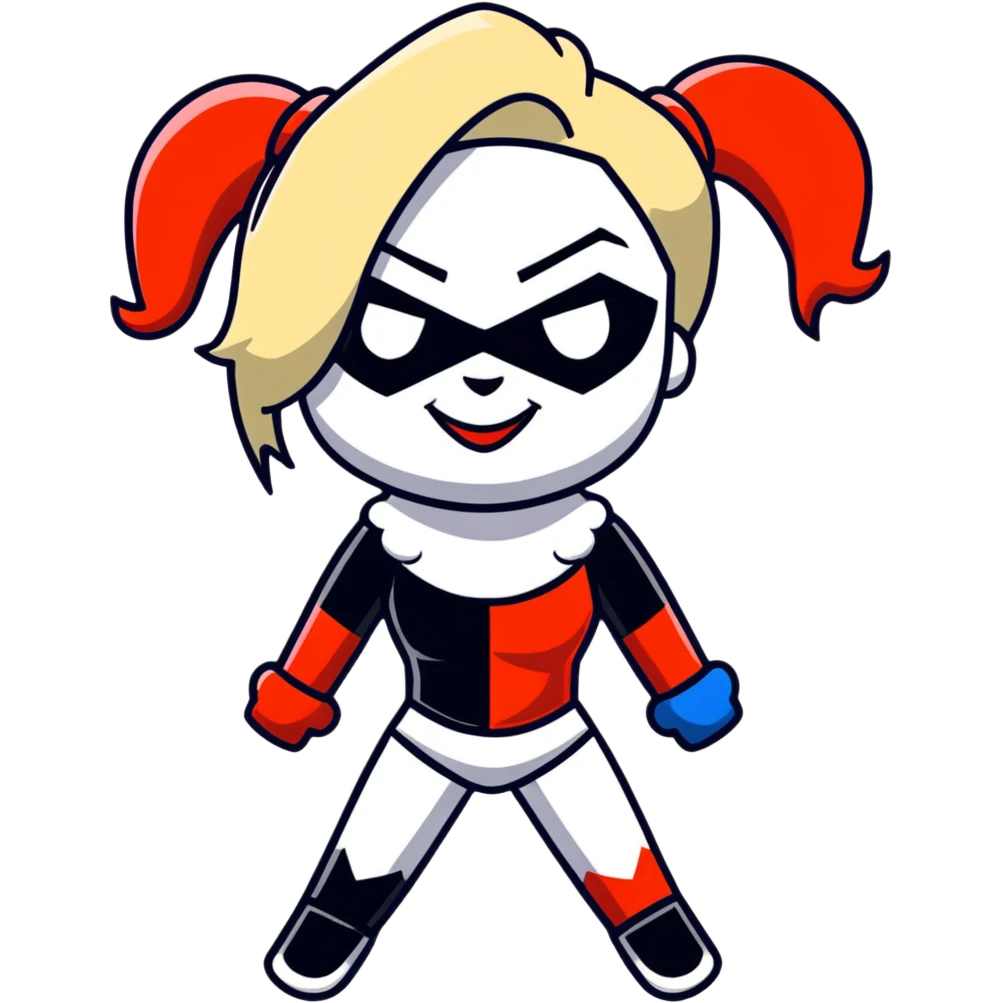 Harley Quinn from DC Comics emoji