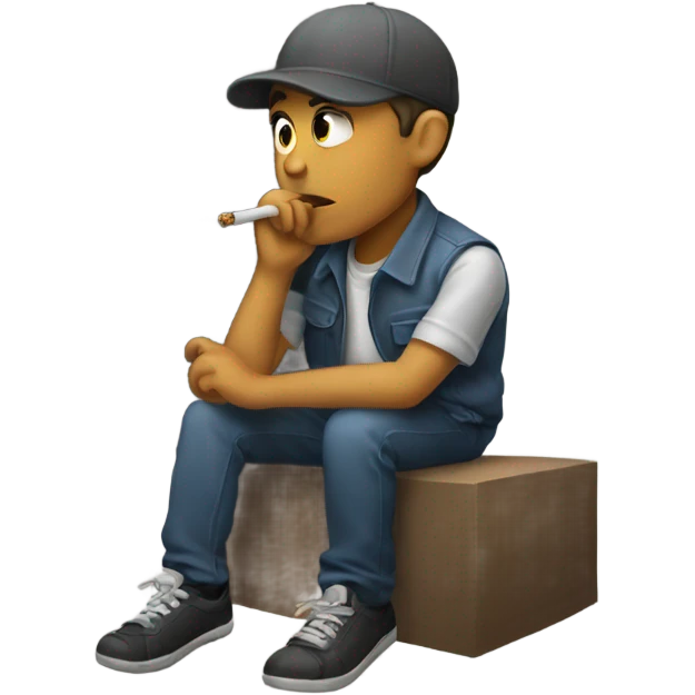 Smoke break  emoji