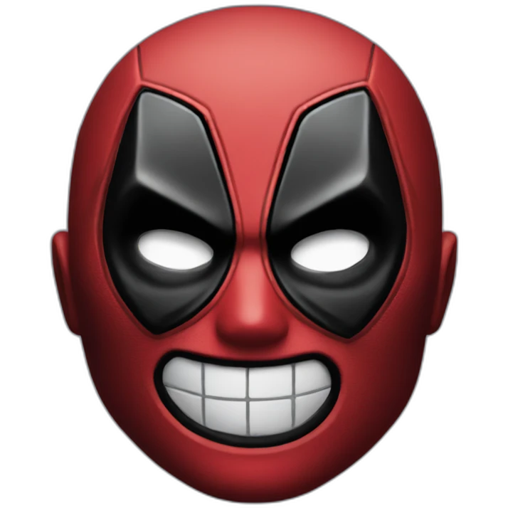Deadpool face emoji