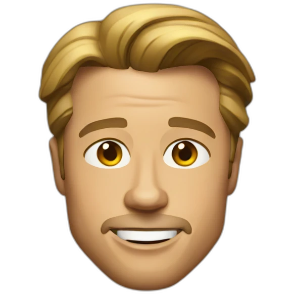 brad pitt emoji
