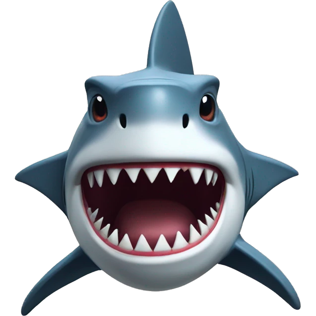 shark freaky emoji