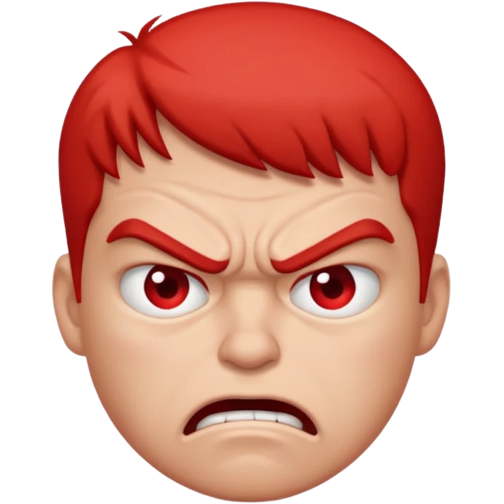 Chocking mad  emoji