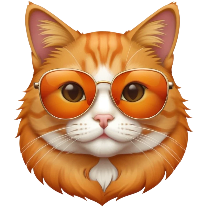 Cat wearing sunglasses emoji