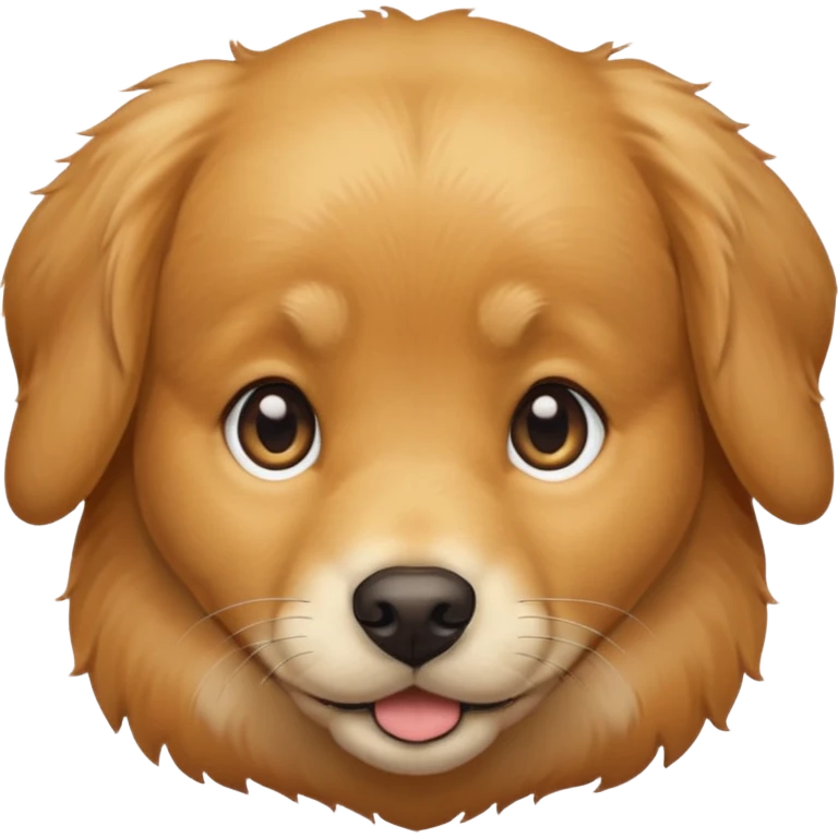 simple cute face, animal eyes, not person eyes emoji