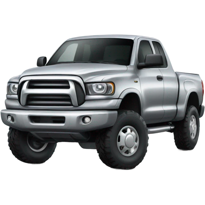 Silver truck emoji