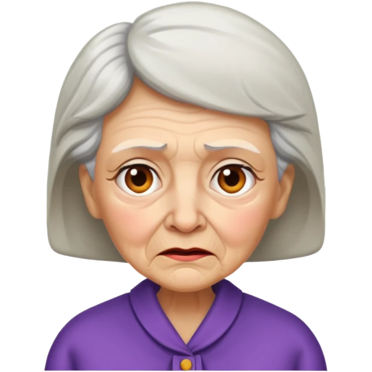 Grandmother with rude attitude  emoji