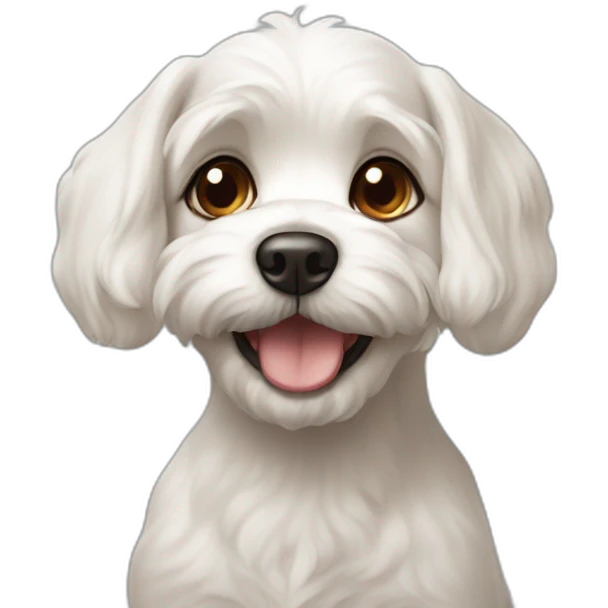 A malteser dog small emoji