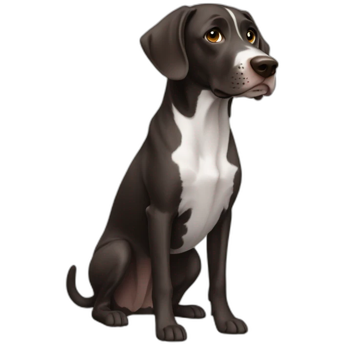 cole and his german short hair pointer named scout emoji