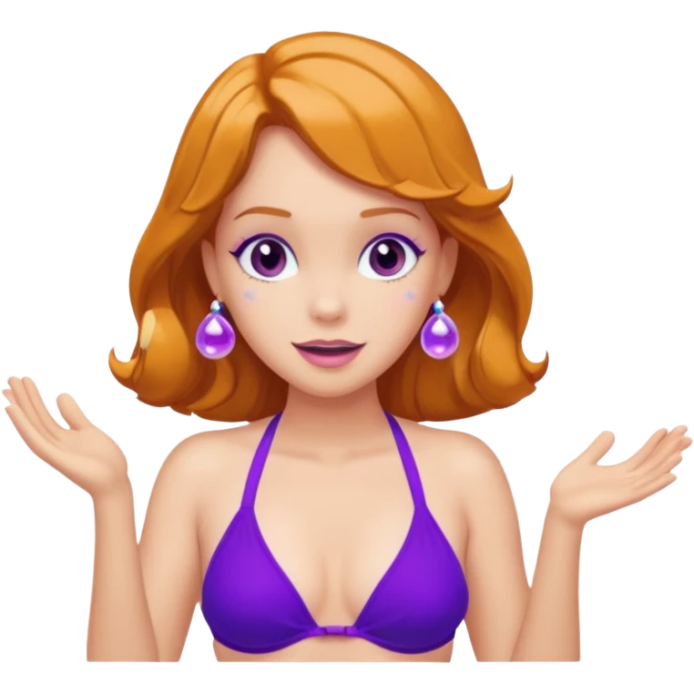 Daphne Blake Bikini Talking Underwater emoji