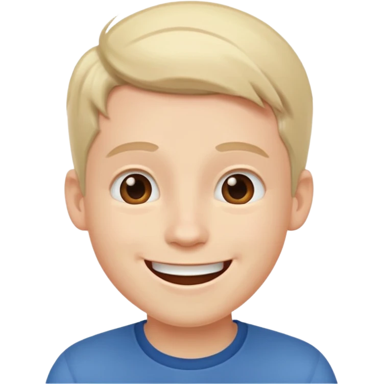 garcon blanc qui discute avec des plusieurs amis emoji