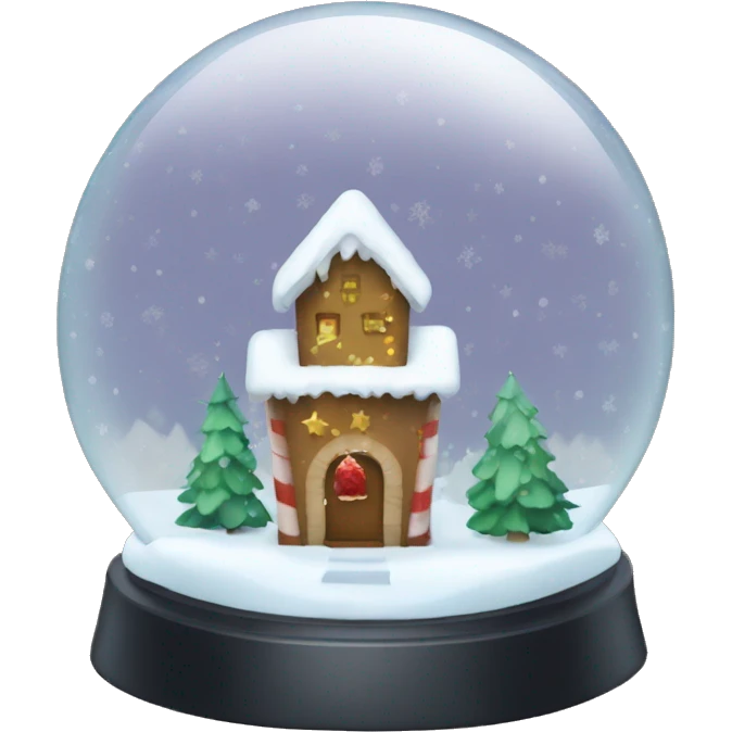 Christmas snowglobe emoji