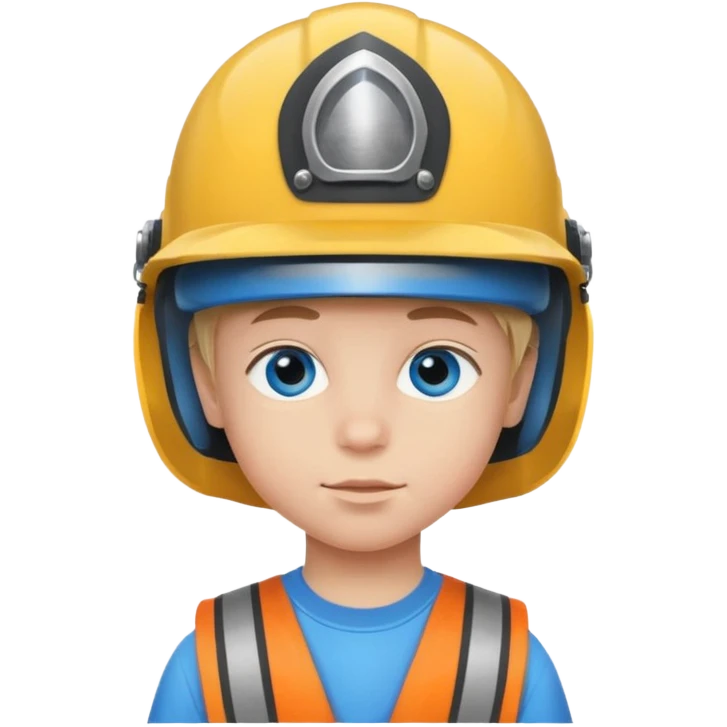 child with helmet emoji