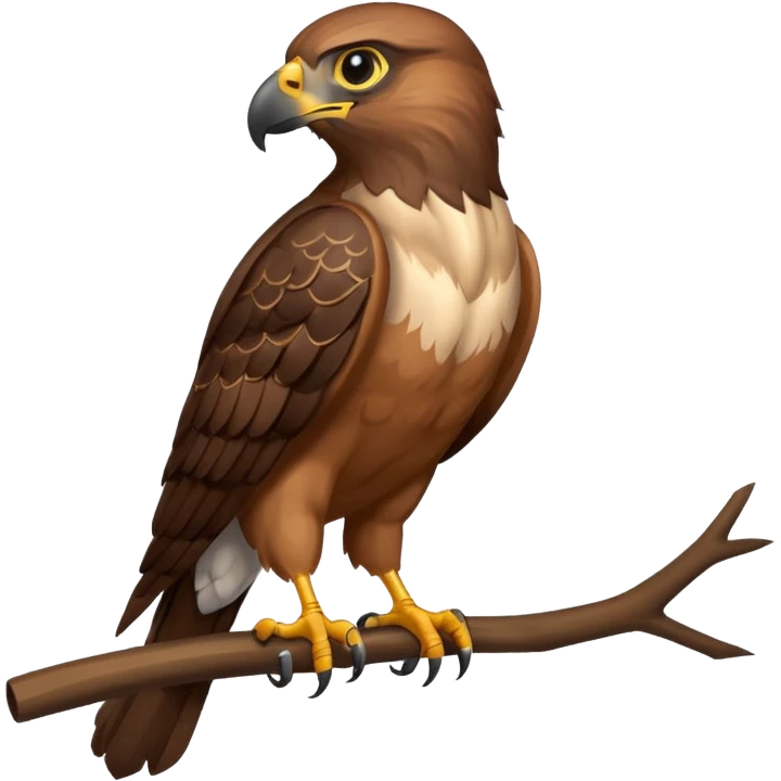 a hawk emoji