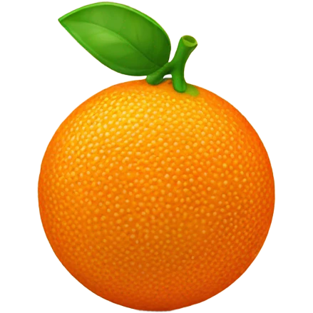 Orange  emoji
