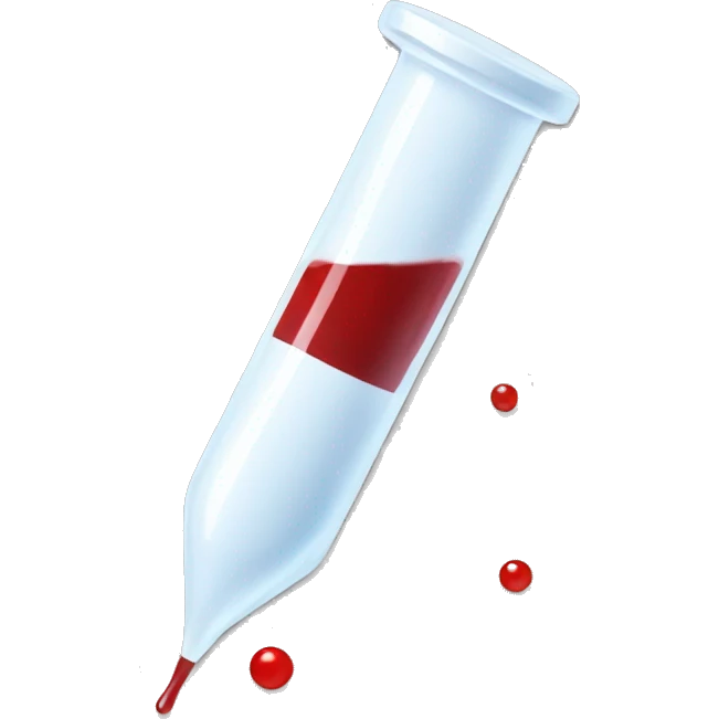 blood sample emoji