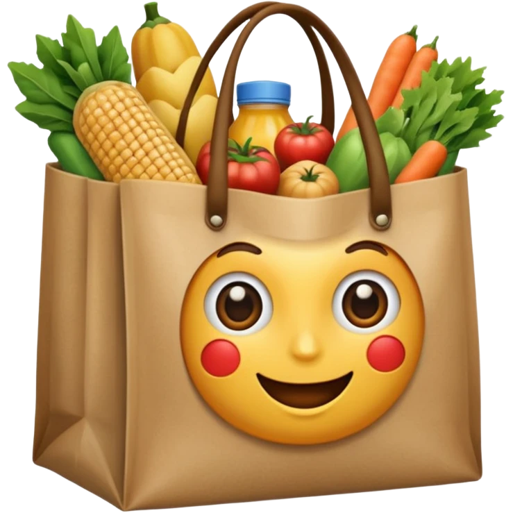 groceries in a bag emoji
