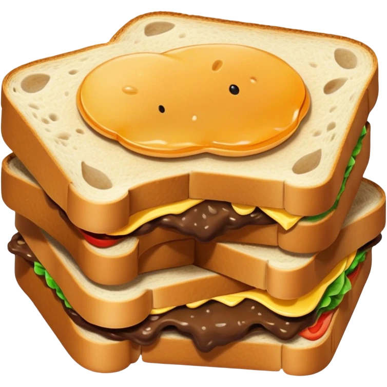 poop sandwich emoji