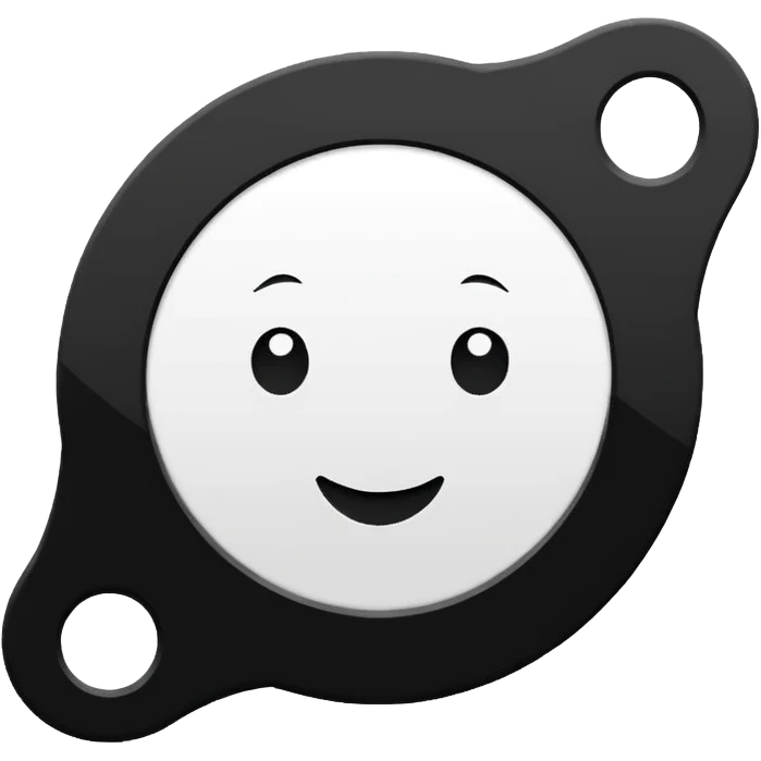 black and white chart emoji
