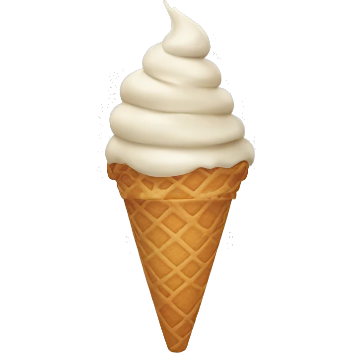 Twist ice cream cone emoji