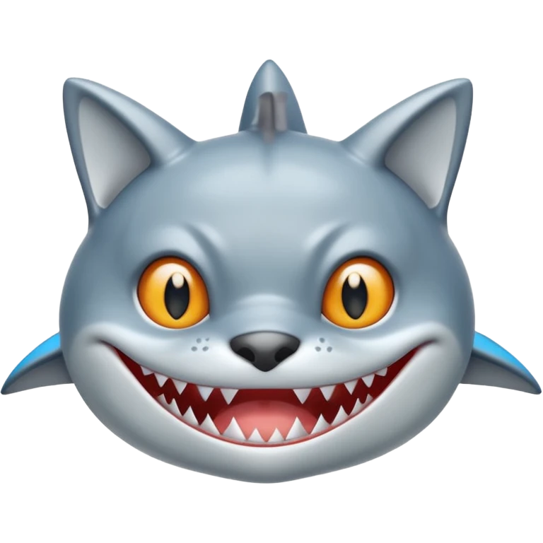 shark x cat emoji