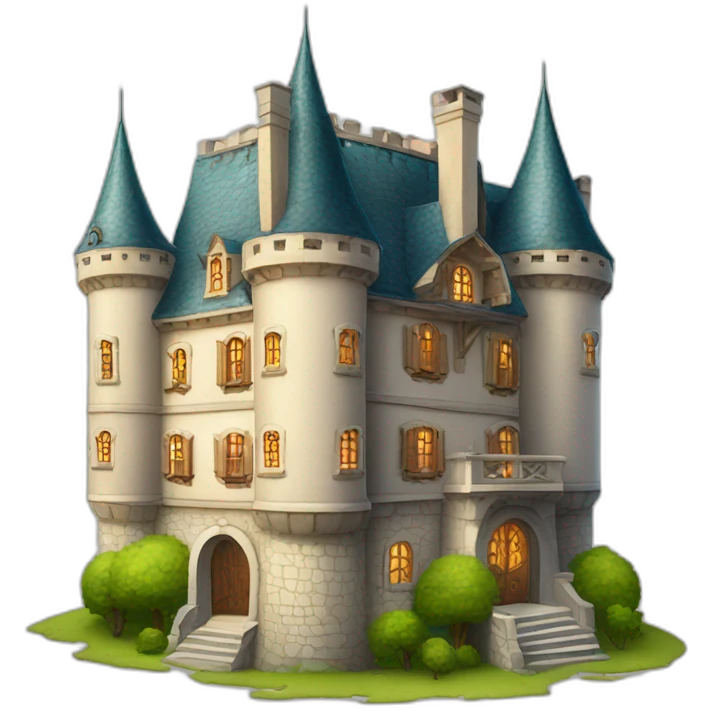 Château rein au bois dormant emoji