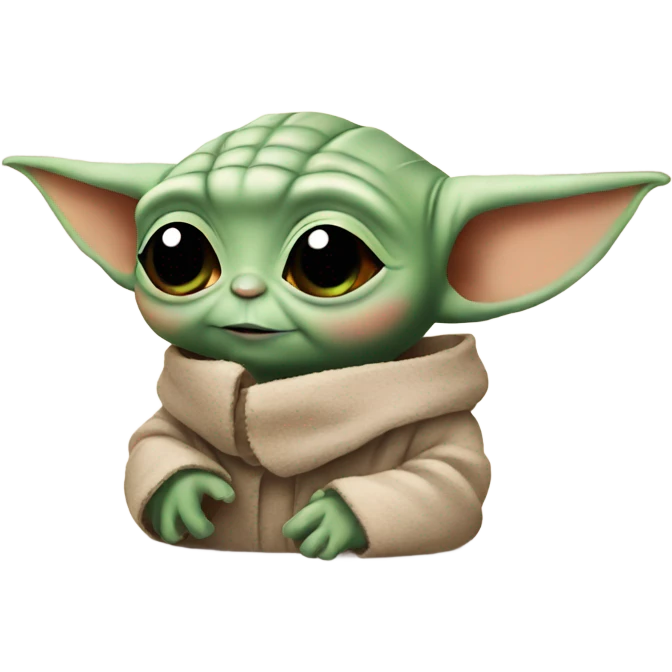baby yoda in love emoji