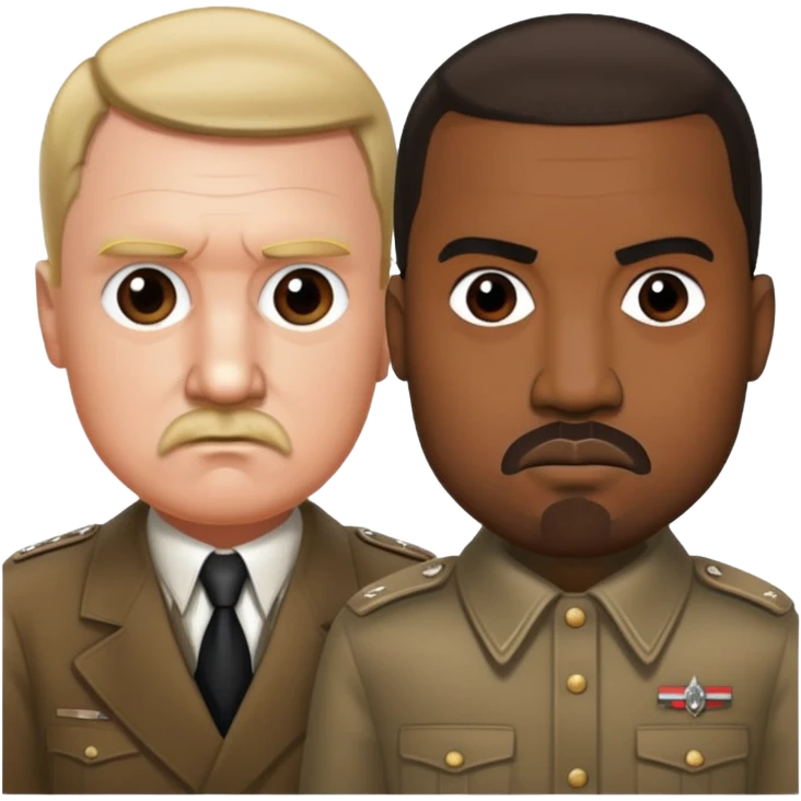 Hitler and Kanye west  emoji